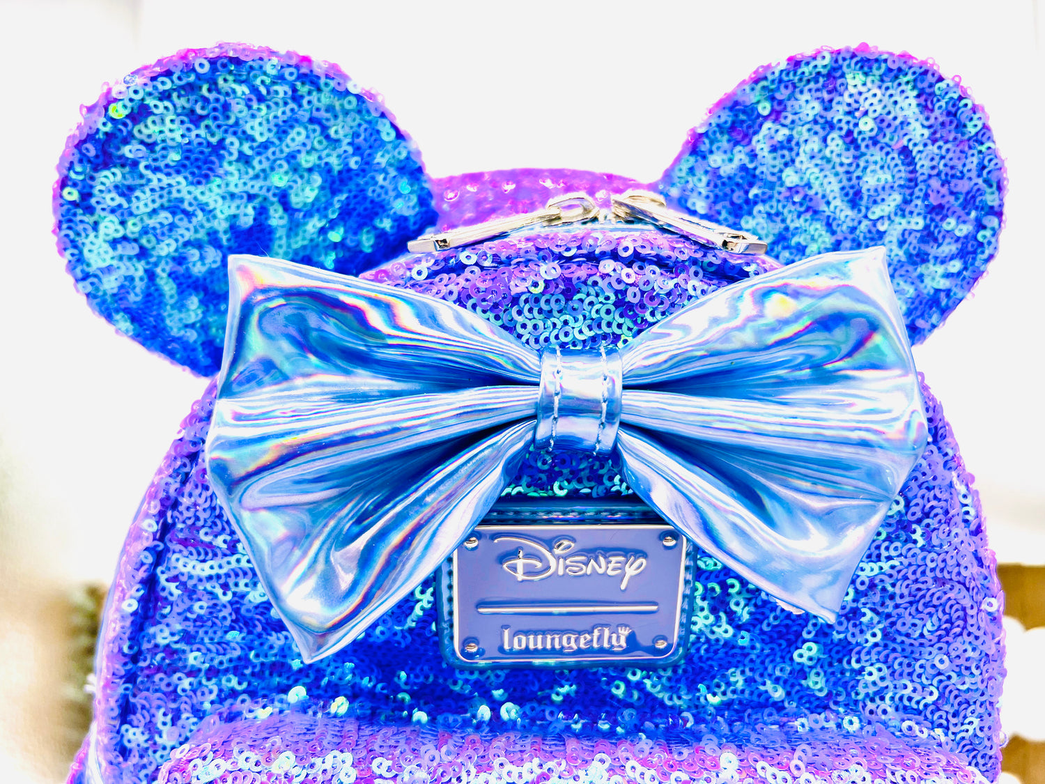 disney minnie mouse sequin celebration mini backpack Disney - Minnie Purple Sequin US Exclusive Mini Backpack