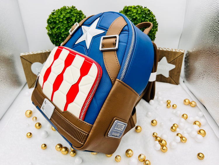 Captain America backpack Mini By Lougenfly From Disneyland