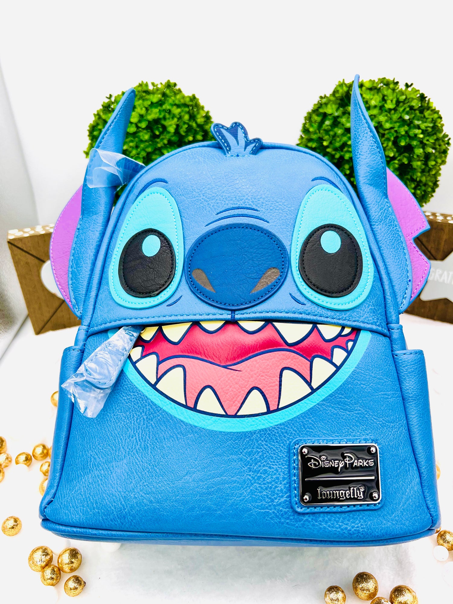 buy disney leather backpack Loungefly Disney Parks Stitch Mini Backpack – Harmony Homes