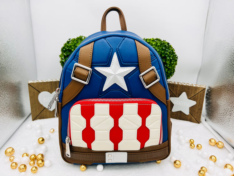 Captain America backpack Mini By Lougenfly From Disneyland