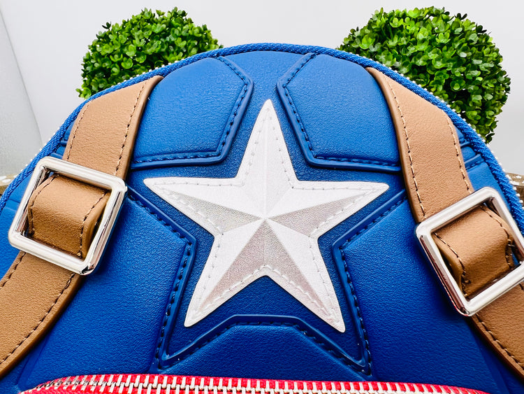 Mochila Capitán América Mini By Lougenfly De Disneyland
