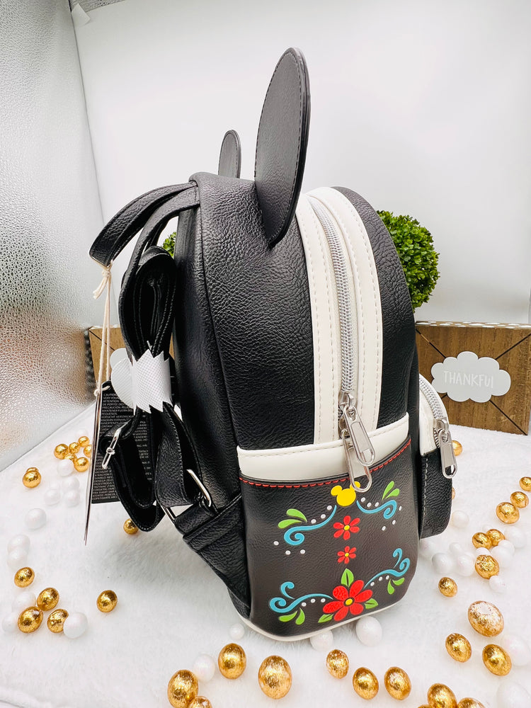 Mickey Mouse Dia Muertos Skull Mini-Backpack