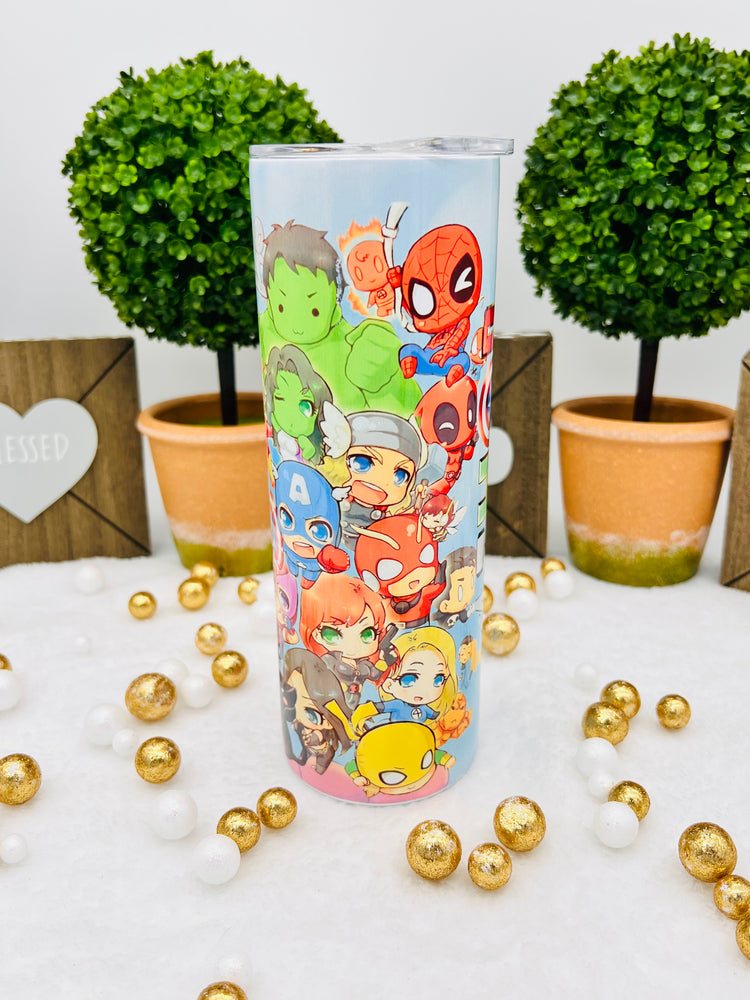 Baby Avengers Family Tumbler Gift  Set