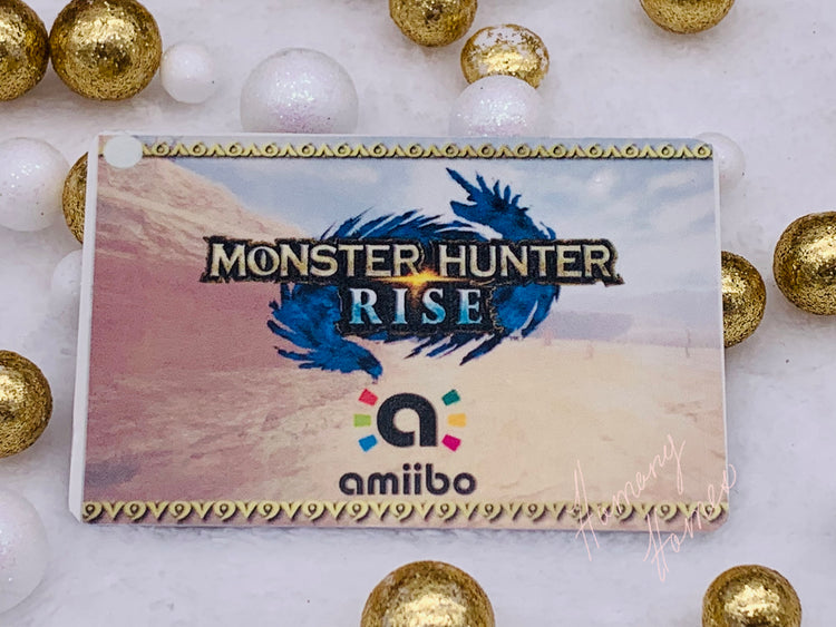 Custom Art  Amiibos: Monster Hunter Rise Amiibo Cards Collection