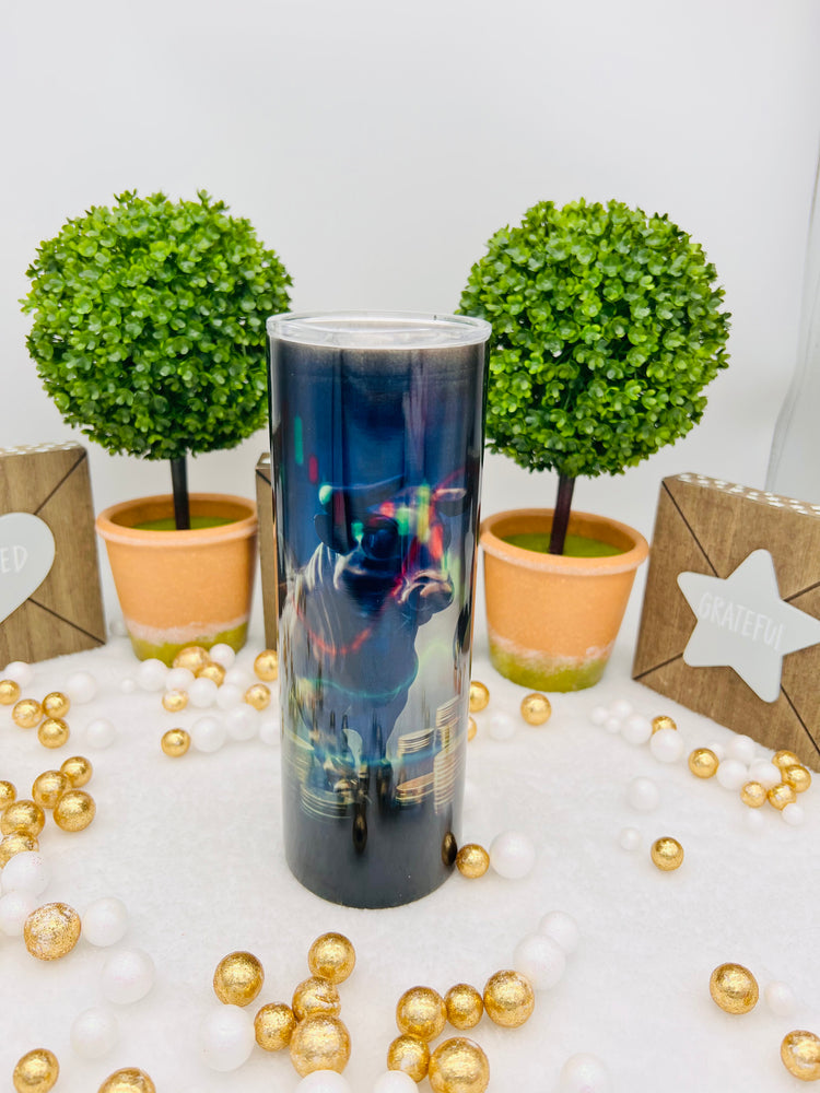 Holographic style Bull Market Tumbler