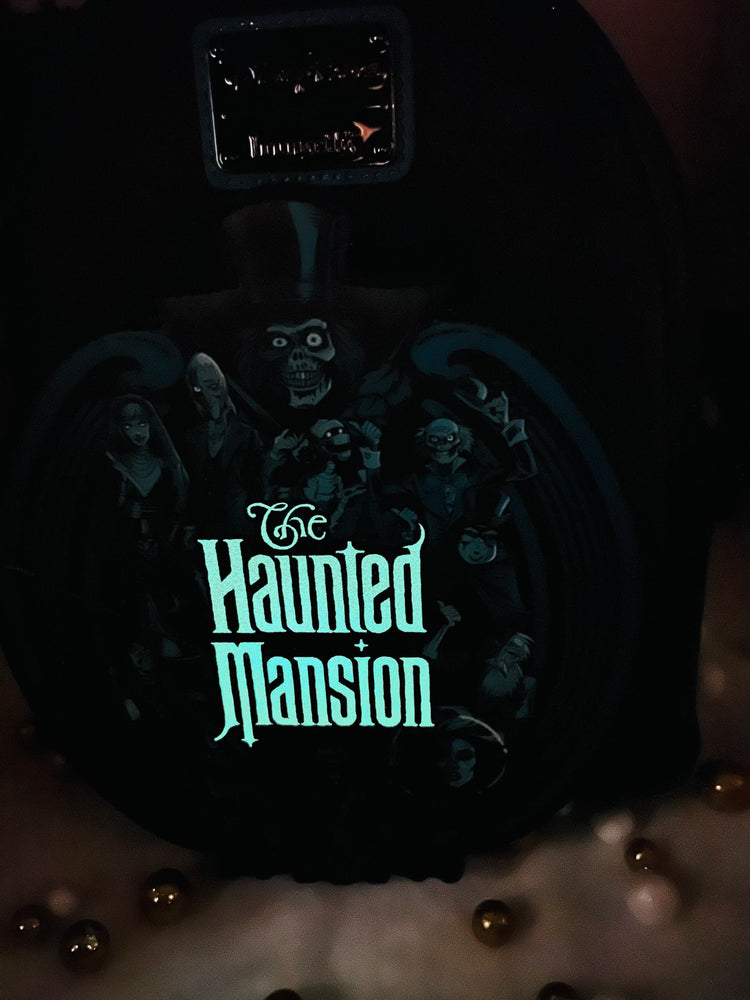 Disney The Haunted Mansion Glow in the Dark Loungefly Mini Backpack