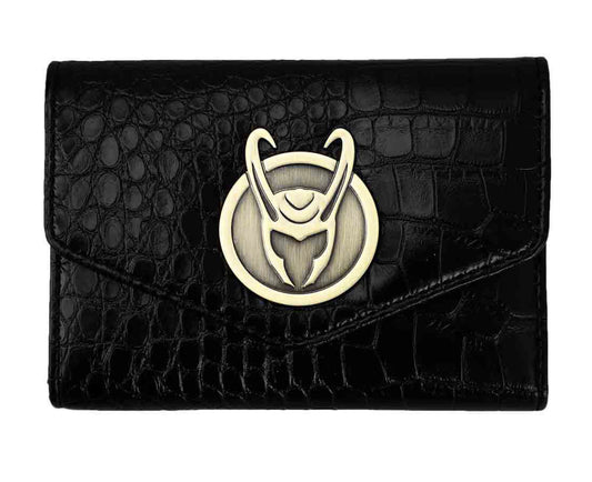 Marvel: Cartera con textura de reptil Loki BiFold