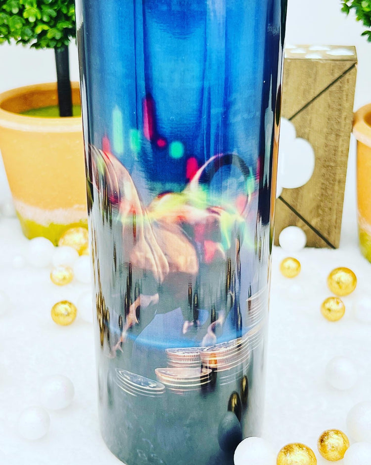 Holographic style Bull Market Tumbler