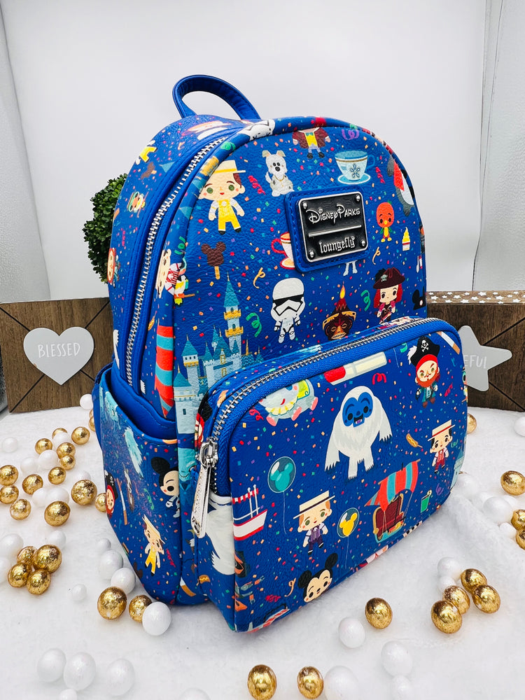 Loungefly Disney Parks CHIBI Disney characters Mini Backpack