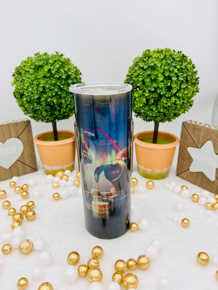 Holographic style Bull Market Tumbler