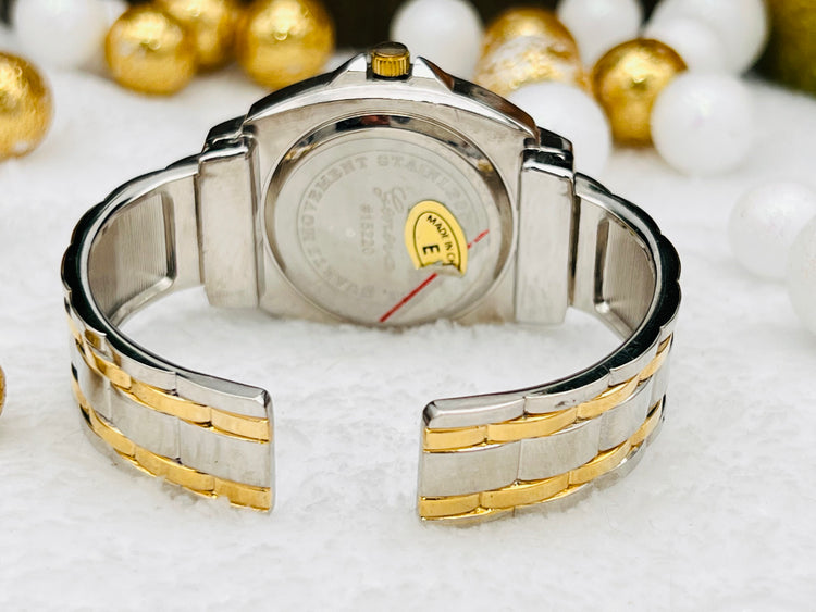 Geneva Bangle Watch, Two Tone