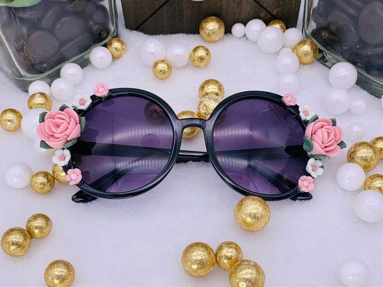 Sunglasses Pastels Flowers