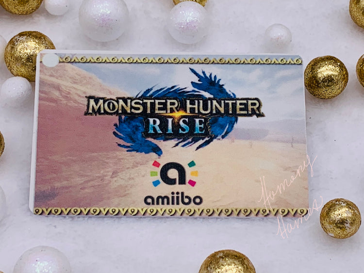 Custom Art Amiibos: Monster Hunter Rise Amiibo Cards Collection