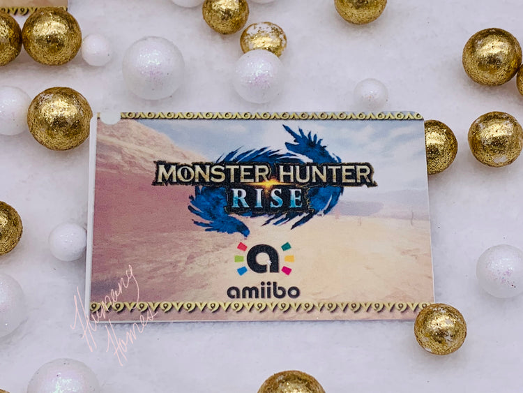 Custom Art Amiibos: Monster Hunter Rise Amiibo Cards Collection