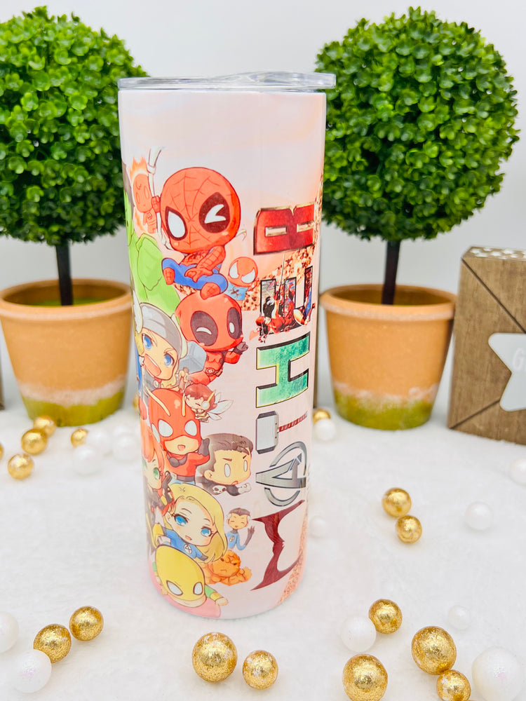 Baby Avengers Family Tumbler Gift  Set