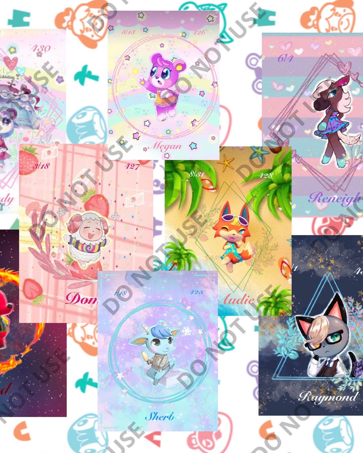 Animal Crossing Series 5 Amiibos NFC Costume Cards