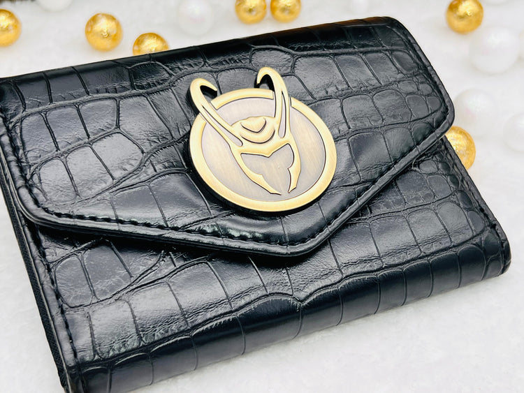 Marvel: Cartera con textura de reptil Loki BiFold