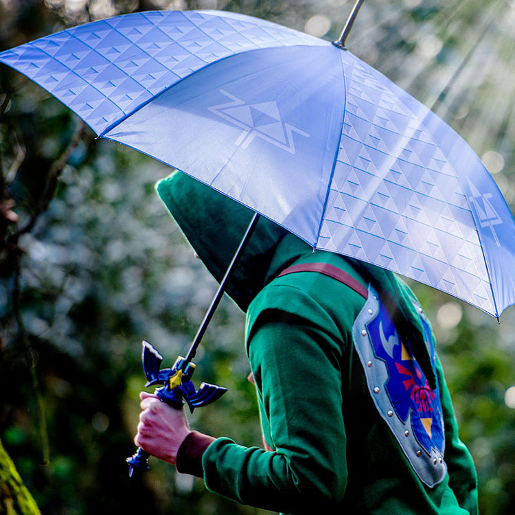 Nintendo Legend Of Zelda Triforce Sword Umbrella