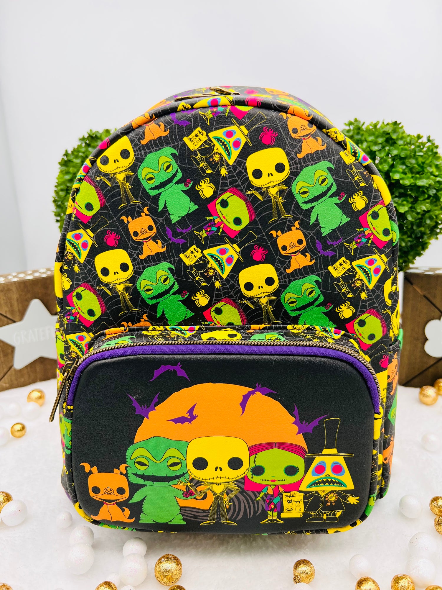 funko mini backpack nightmare before christmas The Nightmare Before Christmas Neon Mini Backpack