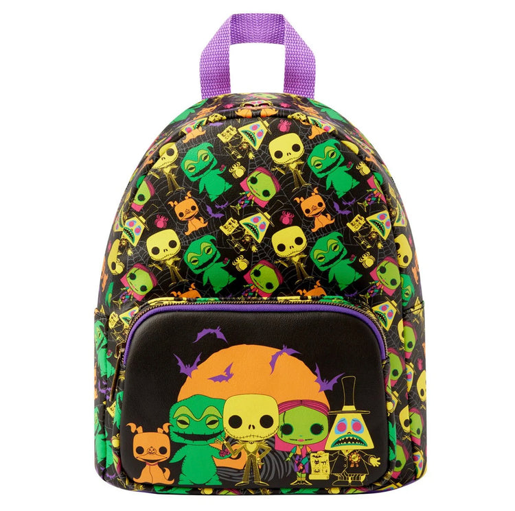 ¡Funkopop! Mini mochila Pesadilla antes de Navidad Blacklight