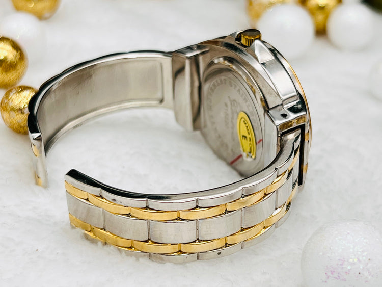 Geneva Bangle Watch, Two Tone