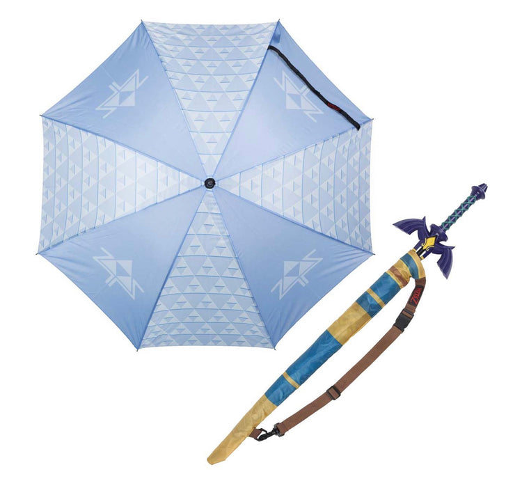 Nintendo Legend Of Zelda Triforce Sword Umbrella