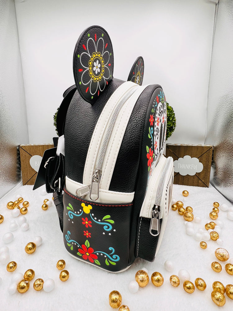 Mickey Mouse Dia Muertos Skull Mini-Backpack