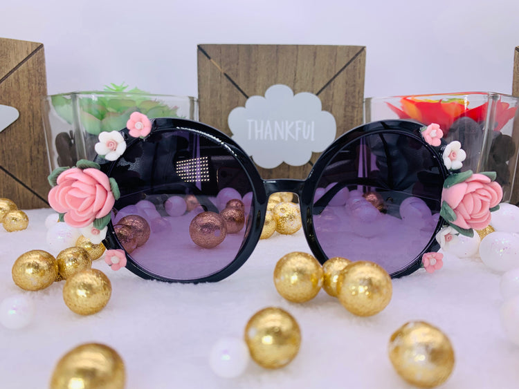 Sunglasses Pastels Flowers